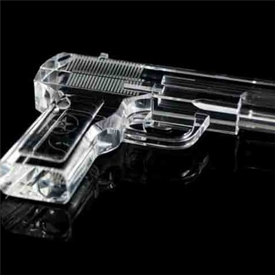 3D Crystal Gun Model