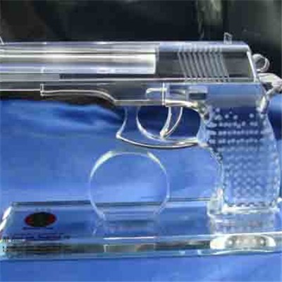 Crystal Glass Pistol Model