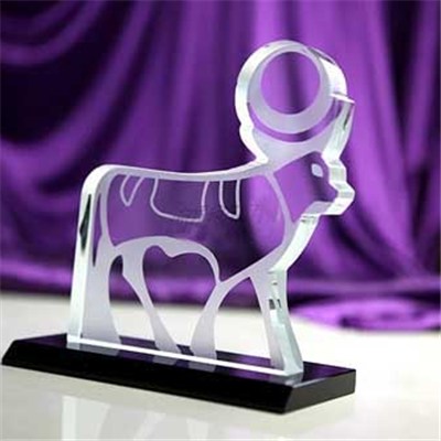 Unique Design Crystal Goat Figurines