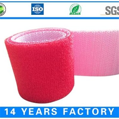 Double Sided Hook And Loop 100% Nylon Customized Color