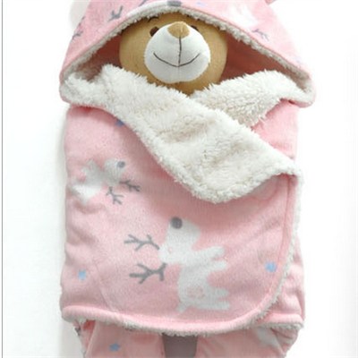 Best Price Chinese Animal Hooded Baby Swaddle Blanket Manufacturer China