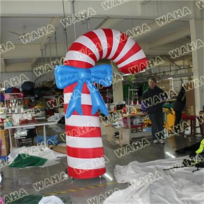 Hot Sale Inflatable Candy Cane With Led Light