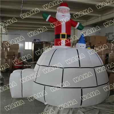 Best Selling Inflatable Grinch Santa In Chimney