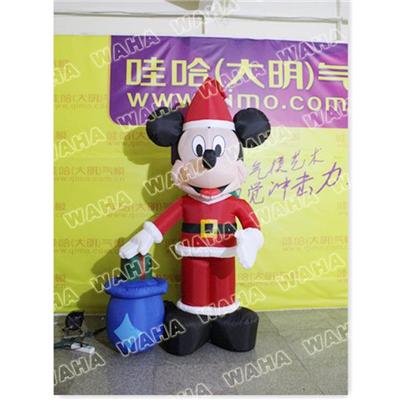 Giant Inflatable Mickey Mouse For Christmas Decoration