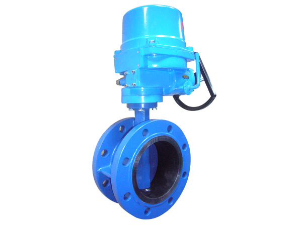PN10/16/ANSI150 Double Flanged drilling/vulcanizaed butterfly valves
