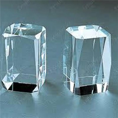 Octagonal Crystal Cube For 3D Picture Image Engraved