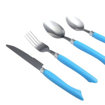 24pices Cutlery Set with PP Handle