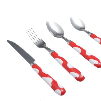 16PCS ABS Handle Cutlery Sets