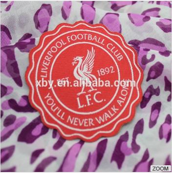 laser cut special shape, self adhensive label, glue back woven patches