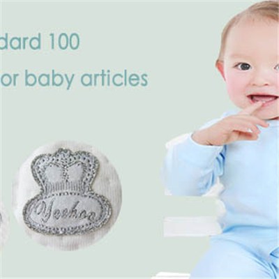 Baby clothing, children garments woven patches, Oeko-Tex Standard 100