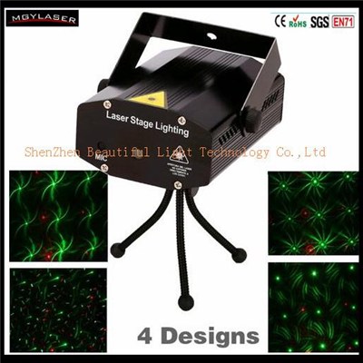 Portable Mini Multi Laser Pointer DJ Disco Music Stage Light Pattern Club Laser Xmas Lighting Projector Show
