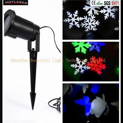 Waterproof Outdoor Projector Christmas Pattern Holiday Time LED Light