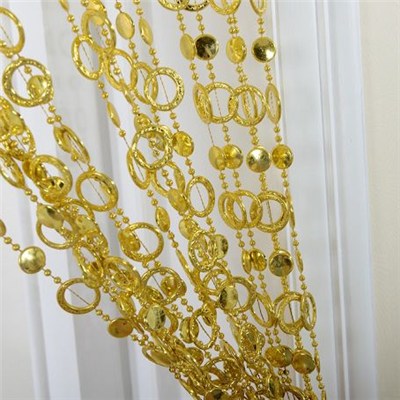 Gold Loop Chain Door Curtain