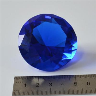 Blue Glass Diamond