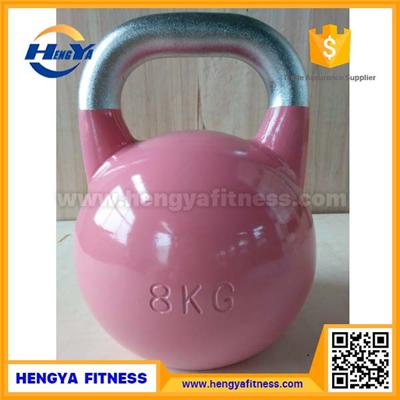 Chrome Plated Handle Steel Competition Kettlebell