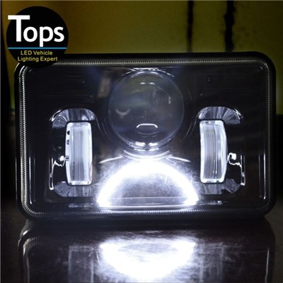 4x6 Inch 45W Led Headlight Projector Headlamp For Truck Off Road Vehicle