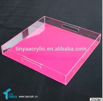 Customized High Quality Acrylic Serving Tray Acrylic Candy Tray New Design Acrylic Tray