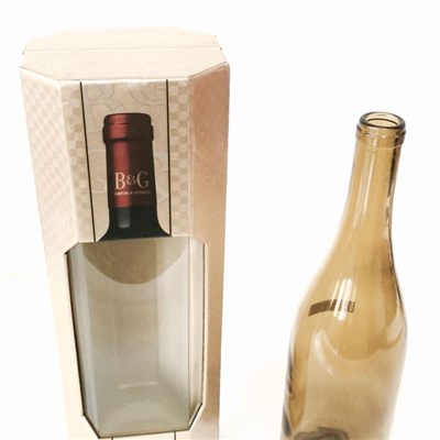 Wine Paper Box With PVC Window