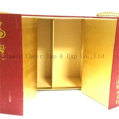 Specialty Paper Hardbound Box For Wine