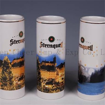500ml Personalized Printing Ceramic Beer Cups