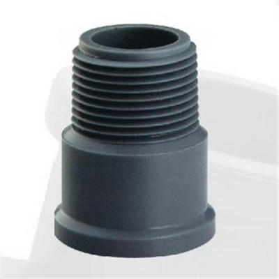 HIGH QUALITY NBR5648 WATER SUPPLY UPVC MALE ADAPTOR WITH GREY COLOR