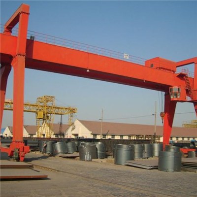 Customized Double Girder Electric Gantry Crane With Heavy Duty, For Lifting Materials/Goods 