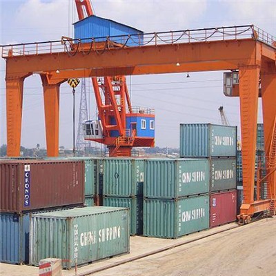 U Model Container Gantry Crane with Cantilever and Spreader 