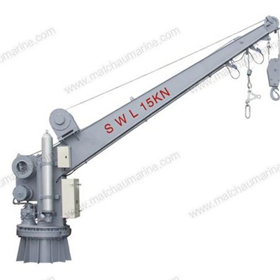 Single Arm Slewing Boat And Raft Davit Or Crane