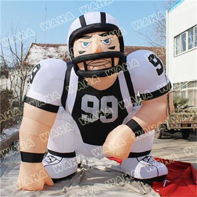 3m High Inflatable Football Sportsman Player