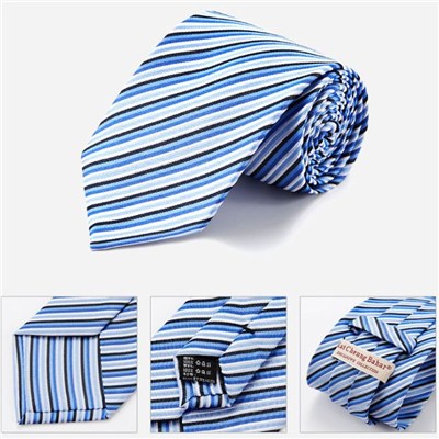 Discount Designer Nave Blue Striped Ties