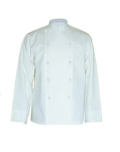 Chef Jacket Short Sleeve with Snap Button Closer