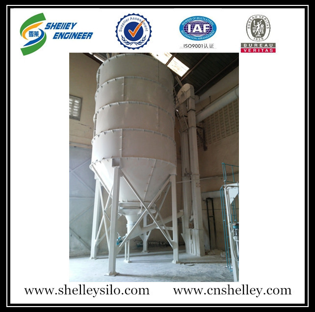 assembly flour silos used in wheat flour mill