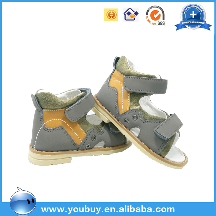 Simple Hard Sole Arch Support Orthopedic Sandals Shoes For Kids Boys