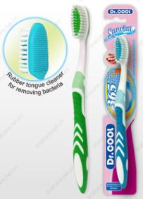 Non-slip Thumb Rubber On The Whitening Adult Toothbrush