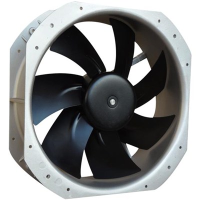 250mm 24V 48V Dc High Efficiency Industrial Axial Flow Fans For Telecom
