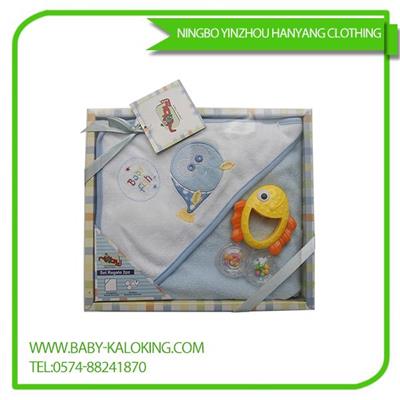 Baby Cloak Of Cotton Polyester Three-piece Suit