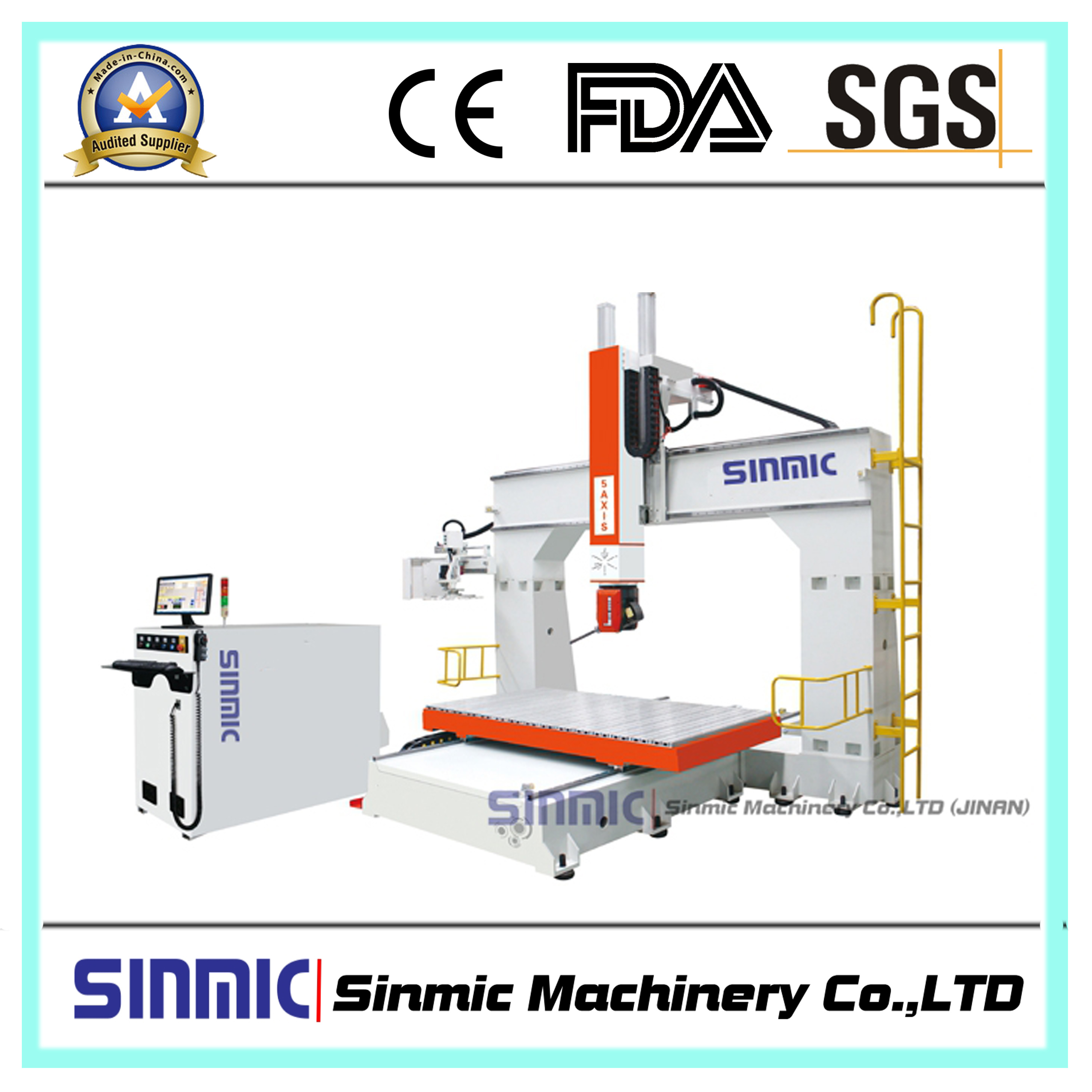 5 axis cnc router2017 new type