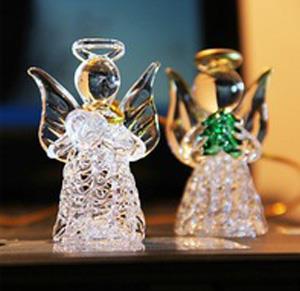 Promotional Glass Praying Angels