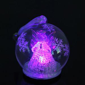 LED Glass Angel Ornaments