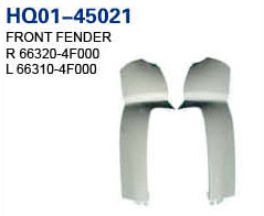 H100 2004 Fender, Inner Fender, Inner Lining, Front Fender, Rear Mud Guard (66320-4F000, 66310-4F000, 61220-4F000, 61210-4F000, 86812-4F001, 86811-4F001)