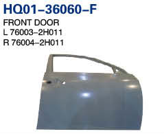 Elantra 2011 Auto Door, Front Door, Rear Door (76003-2H011, 77003-2H010, 77004-2H010, 77003-2H010)