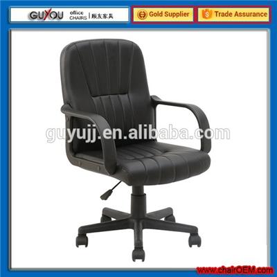 Y-1854 Best Selling Soft Black Leather Office Chair