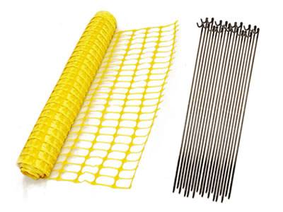  Yellow Barrier Fencing Mesh