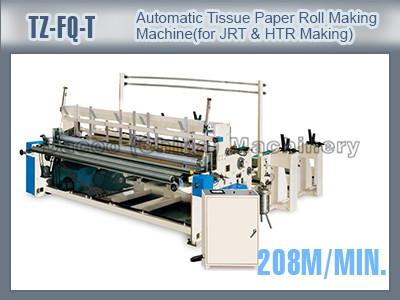 TZ-FQ-T Automatic Toilet Tissue Paper Roll Making Machines For Jumbo Toilet Tissue Paper Roll Hand Towel Rolls & Industrial Roll Making