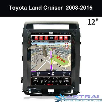 Android Автомобильные DVD GPS 12 дюймовый Toyota Land Cruiser 2008-2015