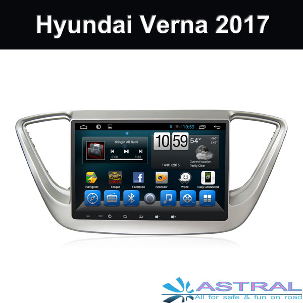 China Suppliers Touch Screen Radio System Hyundai Verna 2017
