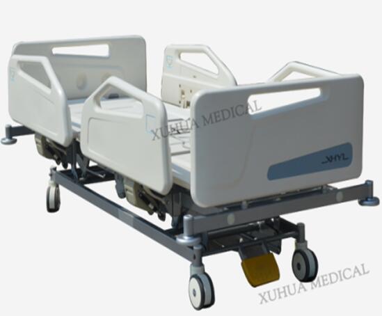 CE standard Five Functions Electric ICU Hospital Nursing Bed with ABS Mattress Platform Model: XHD-2D