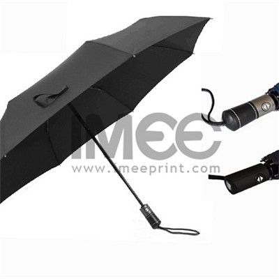 Promotional 3 Folding/Straight Golf Auto Open Close Sun/Rain Umbrella