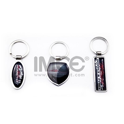Promotional/Custom Rubber/PVC/Leather/Metal Keyring or Keyring Chain