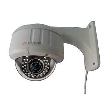 Outdoor Vandal-proof IP Dome Cameras With VF Zoom Lens 720P/960P/1080P